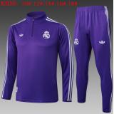 Chándal Real Madrid 2025/26 (Purple half zipper) - NIÑOS